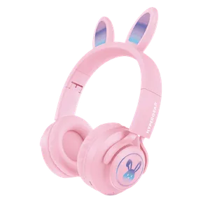 Audífonos Inalámbricos para Niños HyperGear Bunny Tracks con Luz Leds